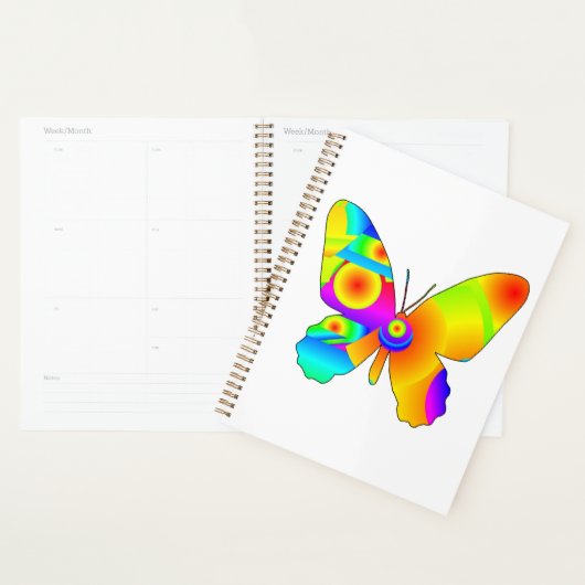 Planificateur de lever de soleil papillon (Devant avec enveloppe)