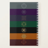 Planificateur de lignes Chakra Shadow Mandala (Dos)