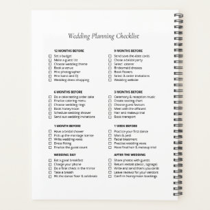 Planificateur de liste de contrôle mariage