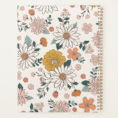 Planificateur de livres de notes florale personnal (Dos)