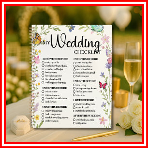 Planificateur de mariage à fleurs sauvages Bohème