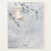 Planificateur de mariage hivernal de neige mousseu (Dos)