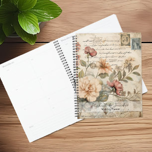 Planificateur de mariage Journal de bord floral vi