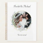 Planificateur de mariage photo personnalisable (Devant)