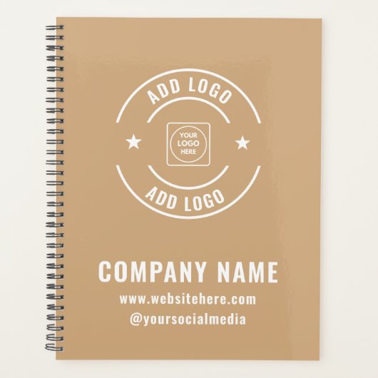 Planificateur de marque de logo d'entreprise perso (Devant)