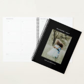 Planificateur de monogramme de nom moderne Photo 2 (Devant avec enveloppe)