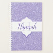 Planificateur de monogramme de Parties scintillant (Devant)