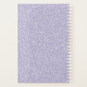 Planificateur de monogramme de Parties scintillant (Dos)