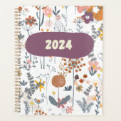 Planificateur de motifs floraux Boho (Devant)