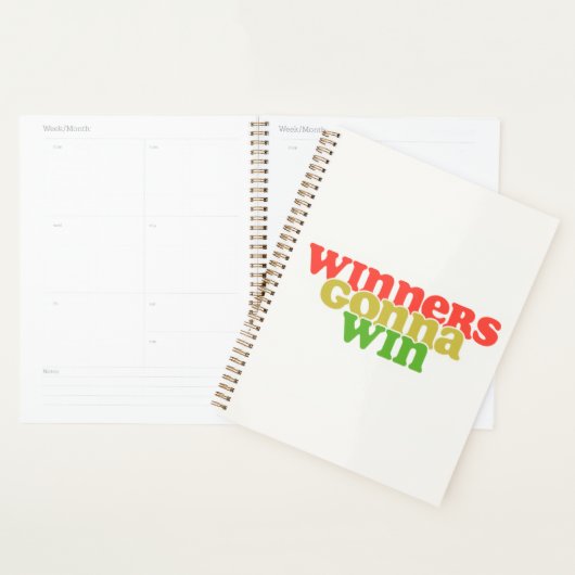 Planificateur de motivation (Devant avec enveloppe)