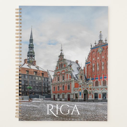Planificateur de Noël à Riga Lettonie (Devant)