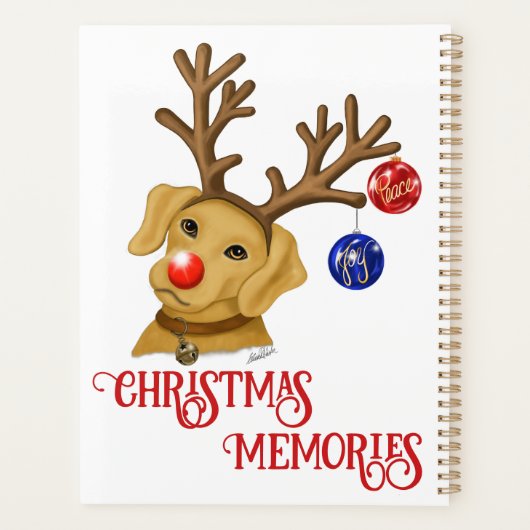 Planificateur de Noël Fox Red Labrador Retriever (Dos)