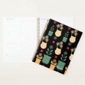 Planificateur de nom botanique de fleurs fraîches (Devant avec enveloppe)
