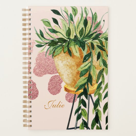 Planificateur de nom de script de plante de pothos (Devant)