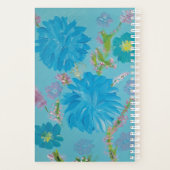 Planificateur de noms personnalisés Blooming Blueb (Dos)