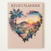 Planificateur de noms personnalisés, planificateur (Dos)