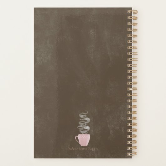 Planificateur de notes de café (Dos)