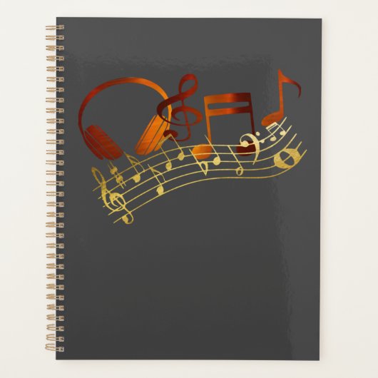 Planificateur de notes musicales (Devant)