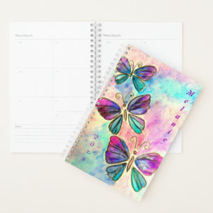 Planificateur de papillons avec nom et année perso
