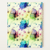 Planificateur de papillons d'aquarelle (Dos)