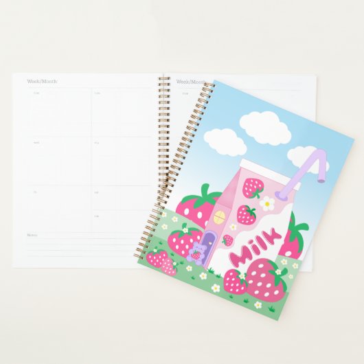 Planificateur de pays de lait de paille (Devant avec enveloppe)