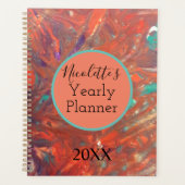 Planificateur de peinture Abstrait moderne personn (Devant)