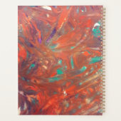 Planificateur de peinture Abstrait moderne personn (Dos)