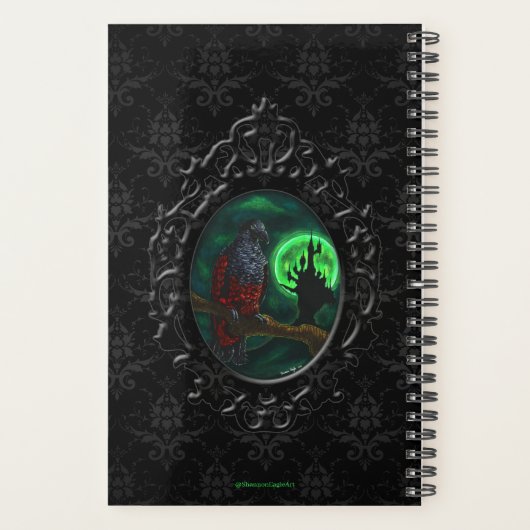 Planificateur de perroquets Dracula (Dos)