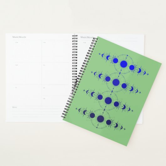 Planificateur de phases de lune (Devant avec enveloppe)