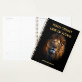 Planificateur De Photos Spirales Jésus Christ Lion (Devant avec enveloppe)