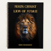 Planificateur De Photos Spirales Jésus Christ Lion (Devant)