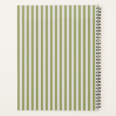 Planificateur de plaid vert de Fern (Dos)