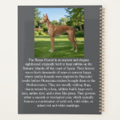 Planificateur de Podenco Ibicenco (Dos)
