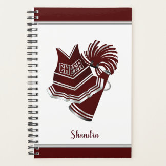 Planificateur de Pom-pom girl Maroon