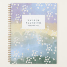 Planificateur de Prairie Fleurie Aquarelle