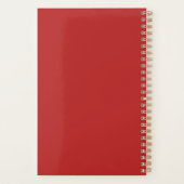 Planificateur de rendez-vous immobilier rouge (Dos)