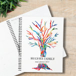 Planificateur de repas personnalisé Rainbow Family<br><div class="desc">Ce planificateur familial unique et coloré est décoré avec un design original d'arbre généalogique. Personnalisable avec votre nom et votre année. Utilisez l'option Personnaliser supplémentaire pour modifier la taille, le style ou la couleur du texte si vous le souhaitez. Parce que nous créons notre propre oeuvre, vous ne trouverez pas...</div>