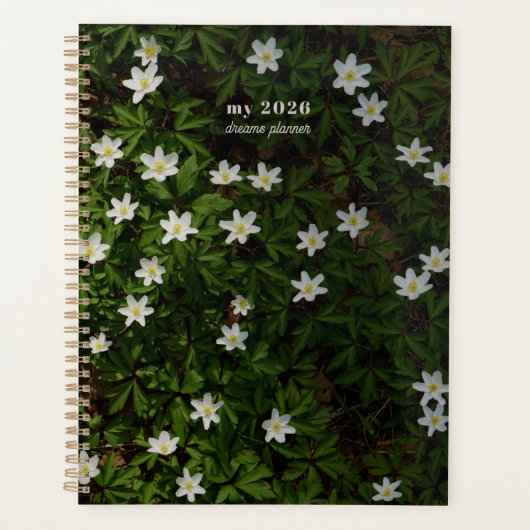 Planificateur de rêves de forêt verte (Devant)