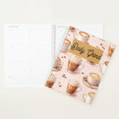 Planificateur de Routine Quotidienne – Café Amour (Devant avec enveloppe)