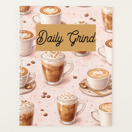 Planificateur de Routine Quotidienne – Café Amour (Devant)
