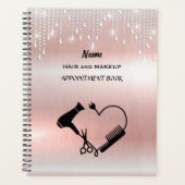 Planificateur de salon de coiffure et de maquillag (Devant)