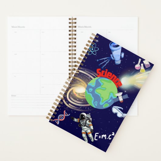 Planificateur de sciences (Devant avec enveloppe)