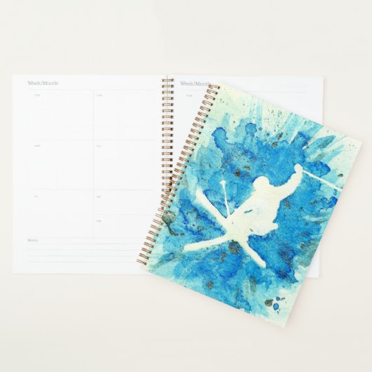 Planificateur de ski cool (Devant avec enveloppe)