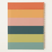 Planificateur de spirale à bandes de blocs de coul (Dos)