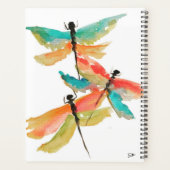 Planificateur de spirales de libellules (8,5 x 11) (Dos)