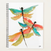 Planificateur de spirales de libellules (8,5 x 11) (Devant)