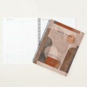 PLANIFICATEUR DE STYLE FORMES RÉTRÔ TERREUX RUSTIQ (Devant avec enveloppe)