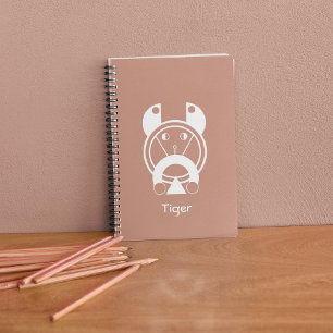 Planificateur de style géométrique Zodiac Tiger