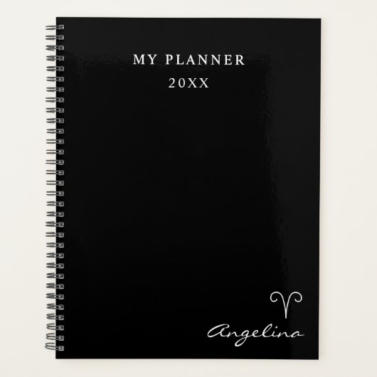 Planificateur de symbole du zodiaque Bélier 2022 n (Devant)