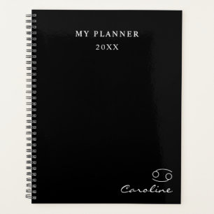 Planificateur de symbole du zodiaque du cancer noi